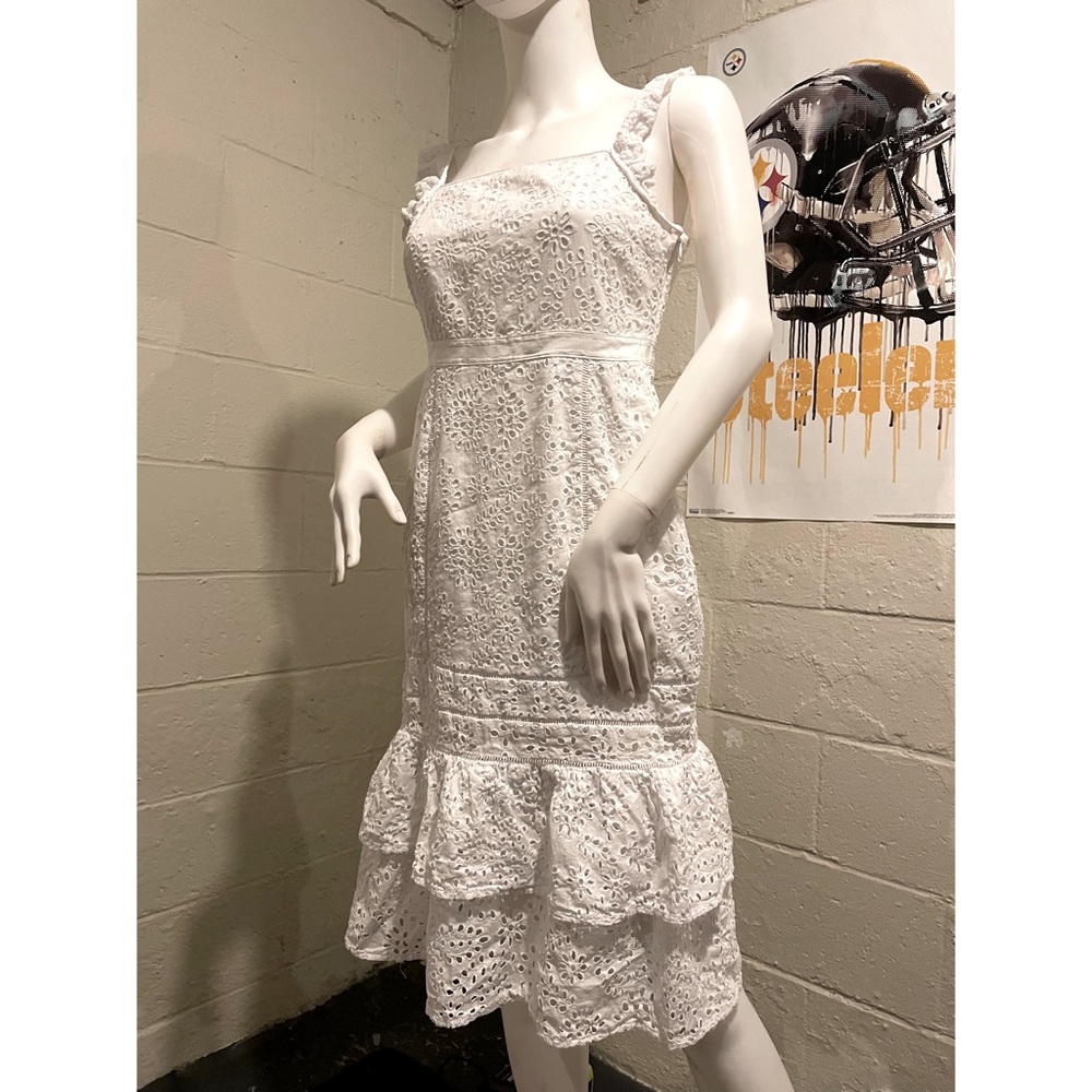 Banana Republic Eyelet Pinafore Dress!